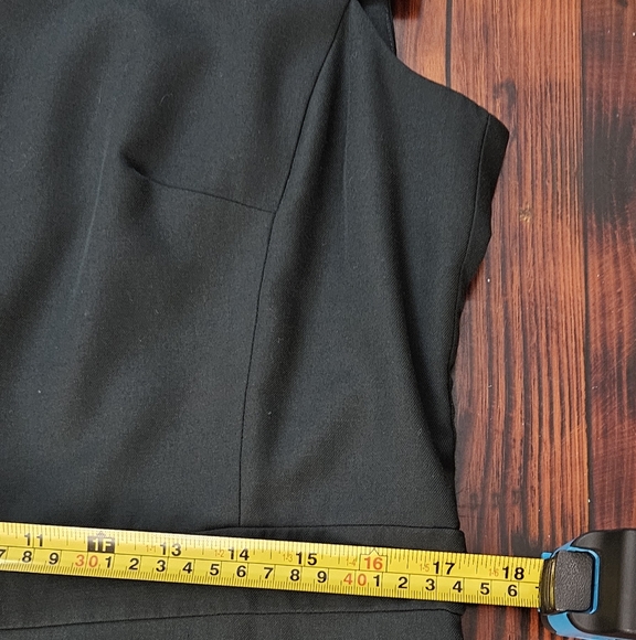 Ann Taylor Dark Green Tailored Sheath Dress Sz 12 - Picture 4 of 9